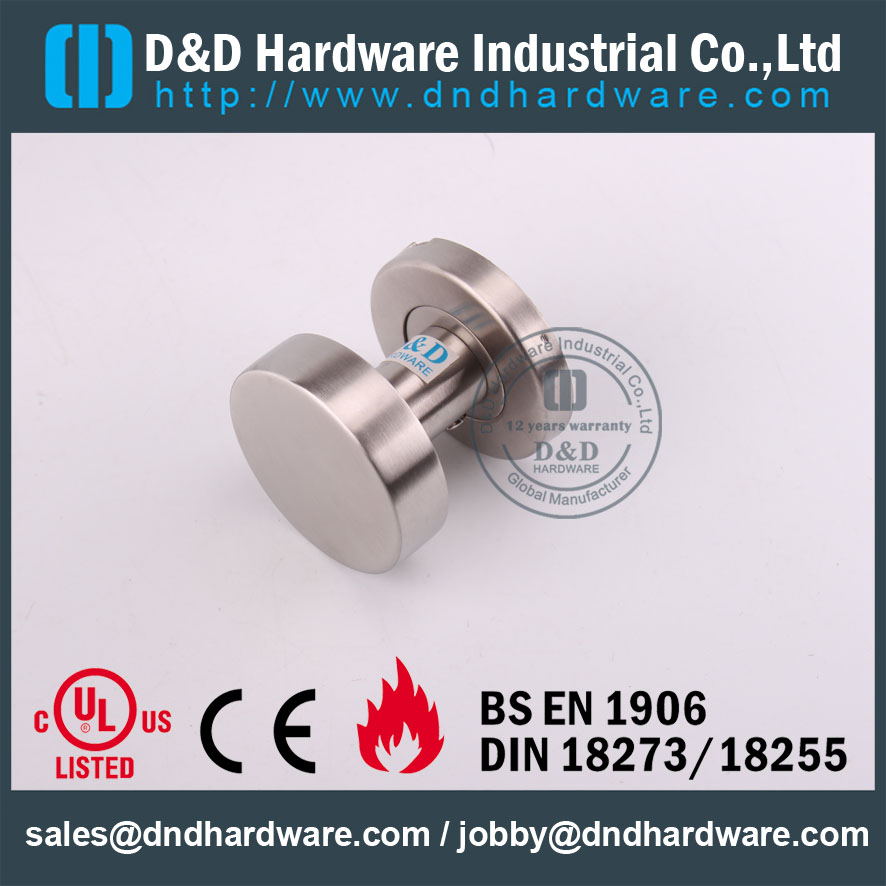 Poignée de bouton de porte D & D Hardware-Grade 304 DDSH039
