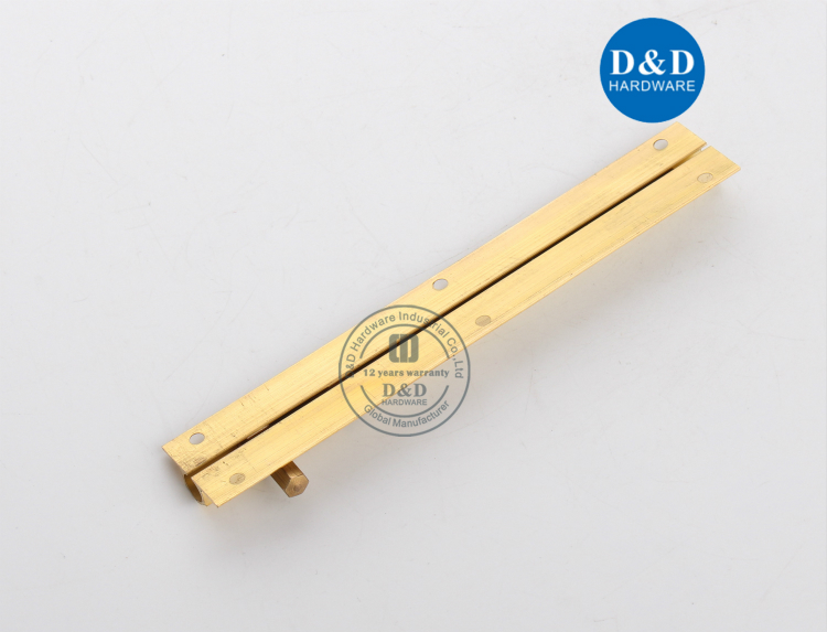 Quincaillerie boulon D-D & D en laiton pour porte traditionnelle