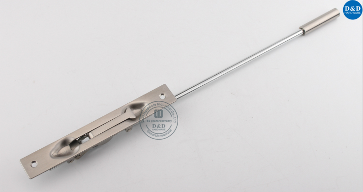 Quincaillerie pour boulon de porte affleurant de grade 304 long - D & D
