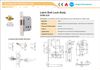 Corps de serrure de porte de bureau SS304-DDML028