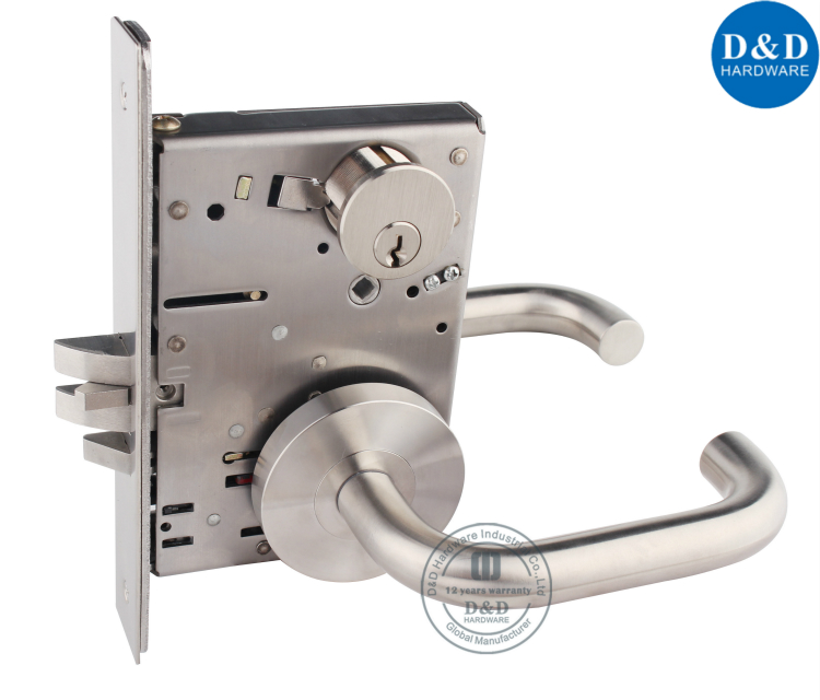 Acier inoxydable 304 ANSI Classroom Mortise Lock-D & D Hardware