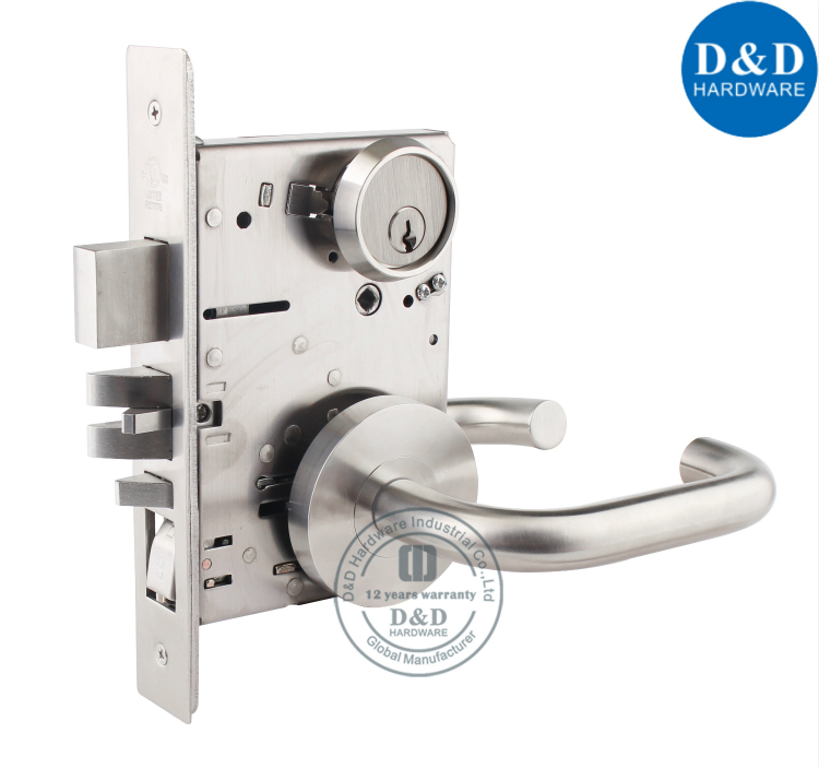 SUS304 ANSI Grade 1 Mortise Lock avec UL Listed-D & D Hardware