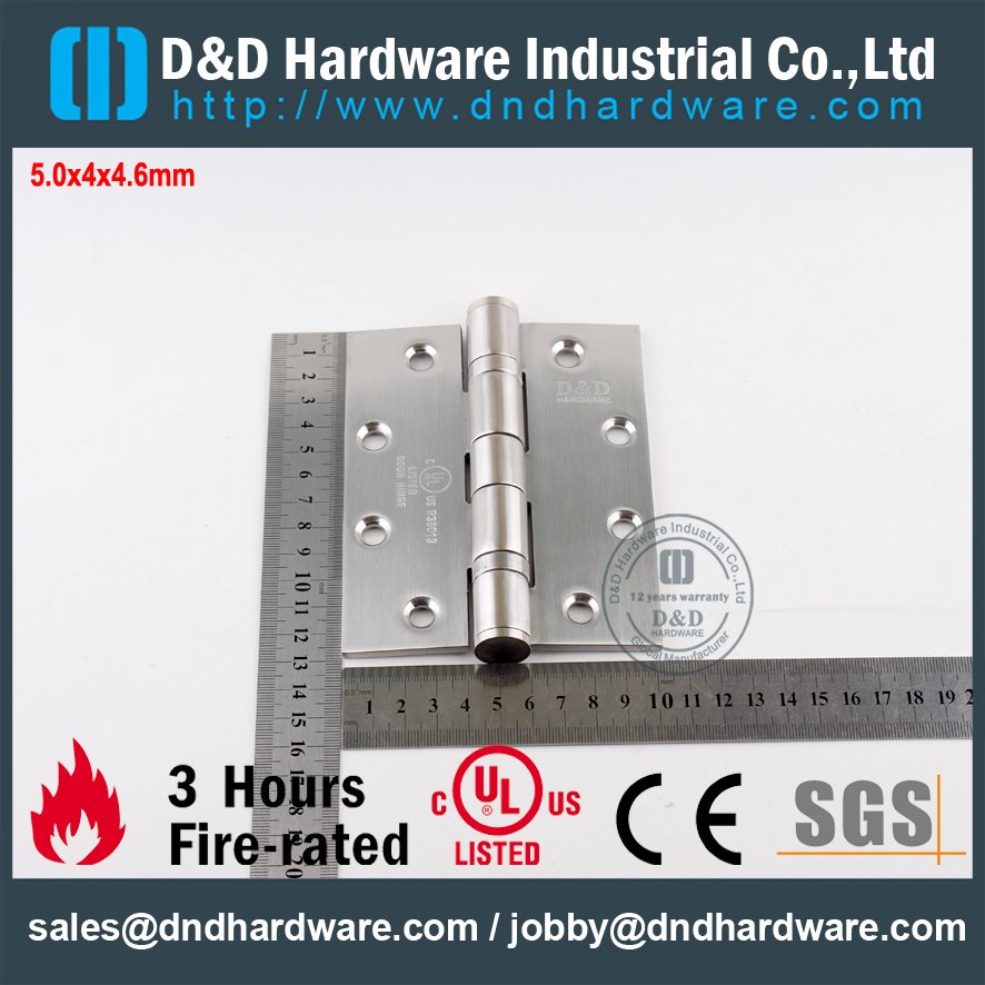 Hardware à charnière de la porte de la porte UL