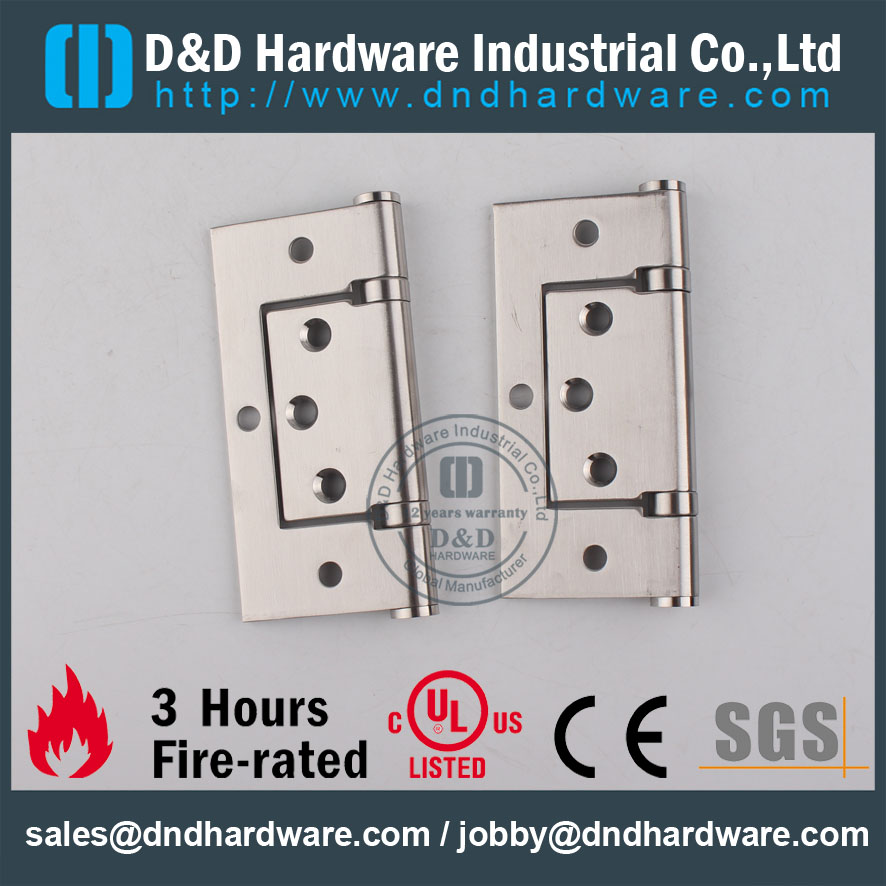 D & D Hardware-Acier inoxydable 304 Charnière de porte DDSSS027