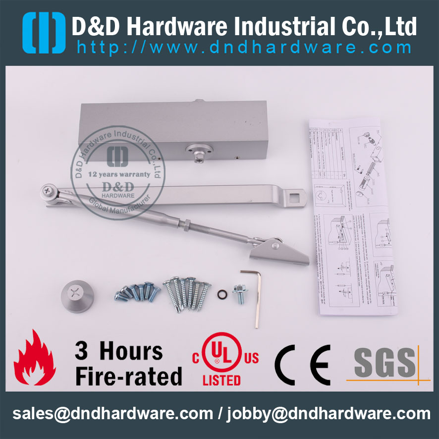 D & D Hardware-Quincaillerie pour la construction de portes en bois Ferme-portes DDDC-JU-082