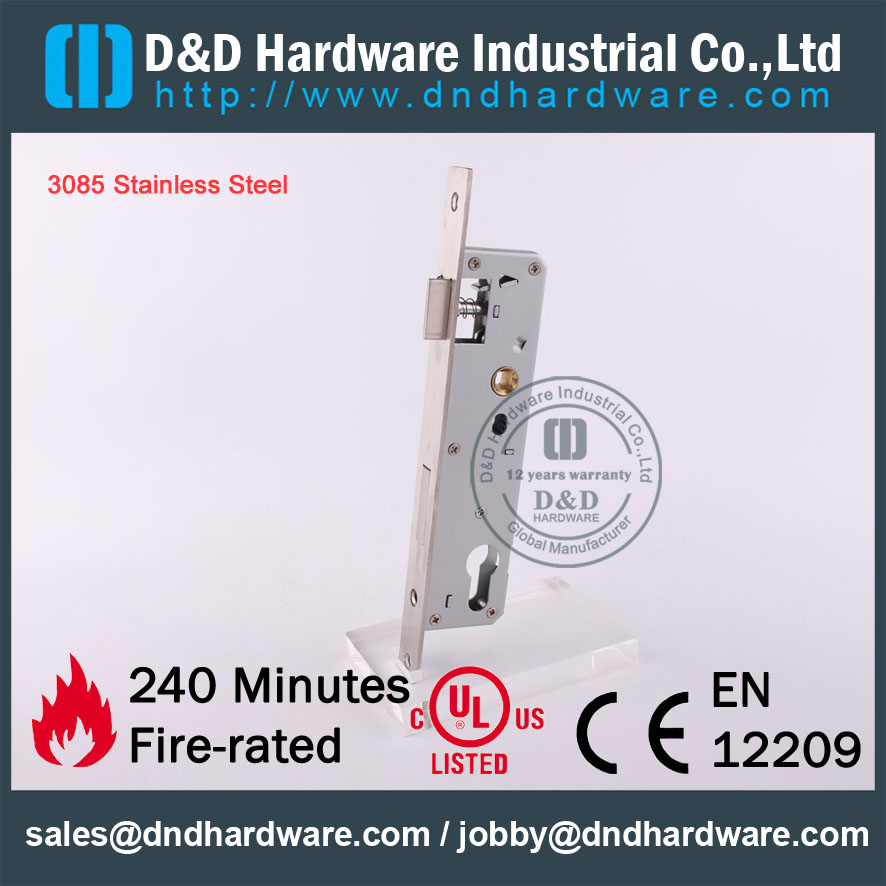 D & D Hardware-Wholesale 3085 Grade SS304 Mortiise Lock DDML021
