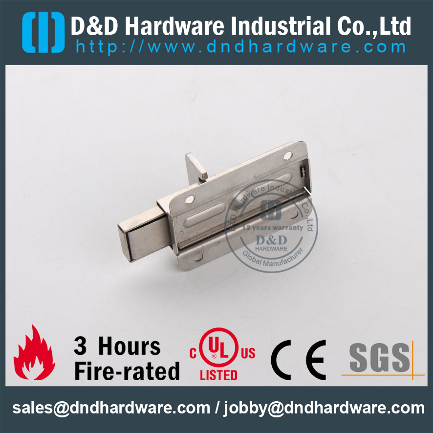 D & D Hardware-Quincaillerie pour la construction Boulon de porte en acier inoxydable DDDB013