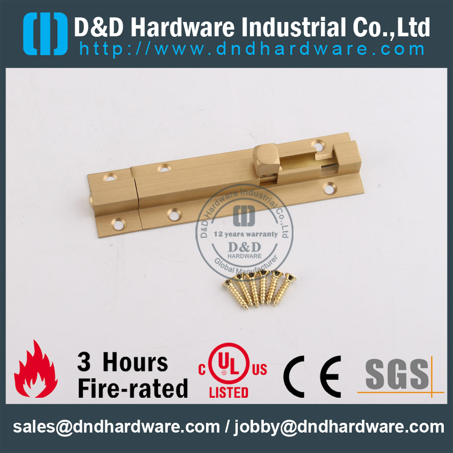 D & D Hardware-Wholesale Serrure de porte en laiton DDDB016