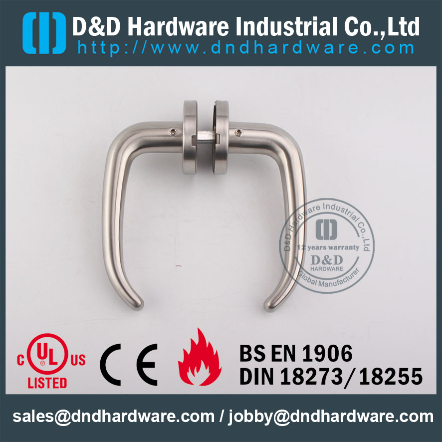 D & amp Hardware-BS EN1906 Poignée de porte en acier inoxydable DDSH004