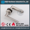 Poix de levier solide en acier inoxydable commercial sur la rose pour les portes de bureau -DDSH011