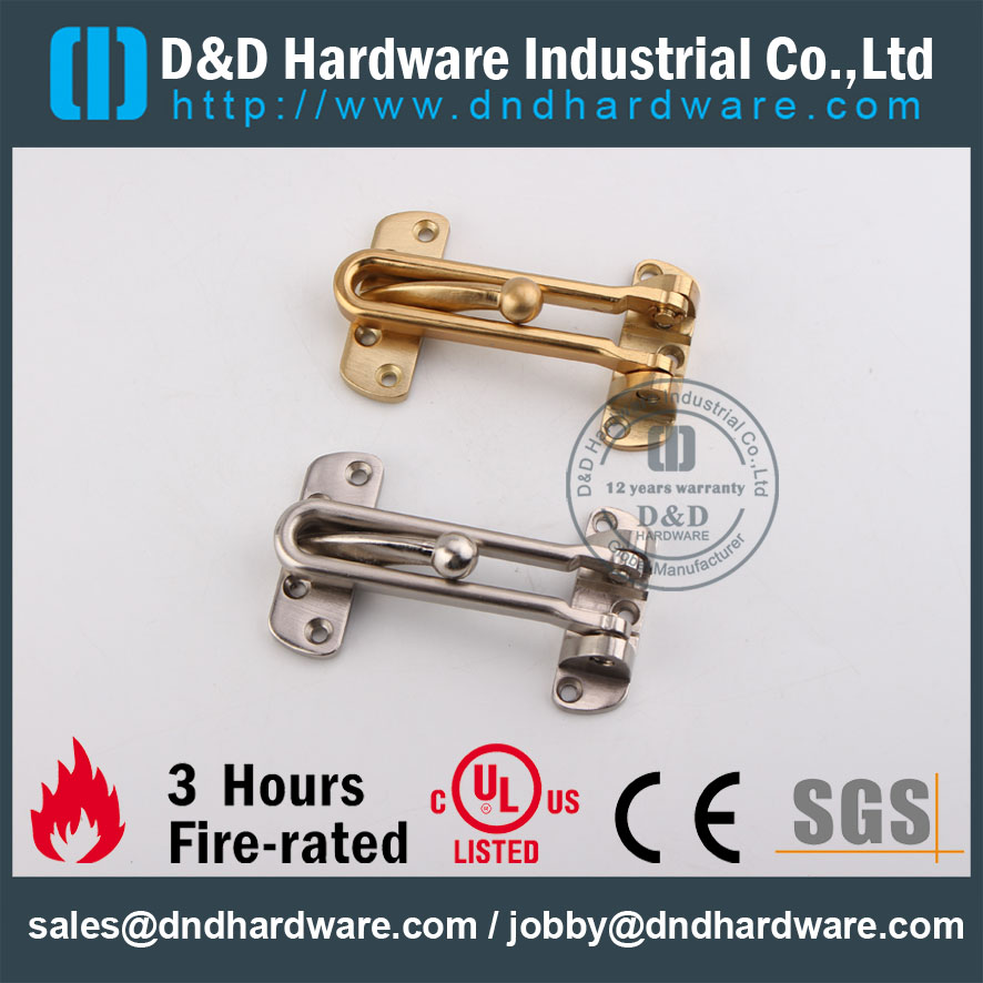 D & D Hardware-CE Certificate Protecteur de porte coupe-feu DDDG001