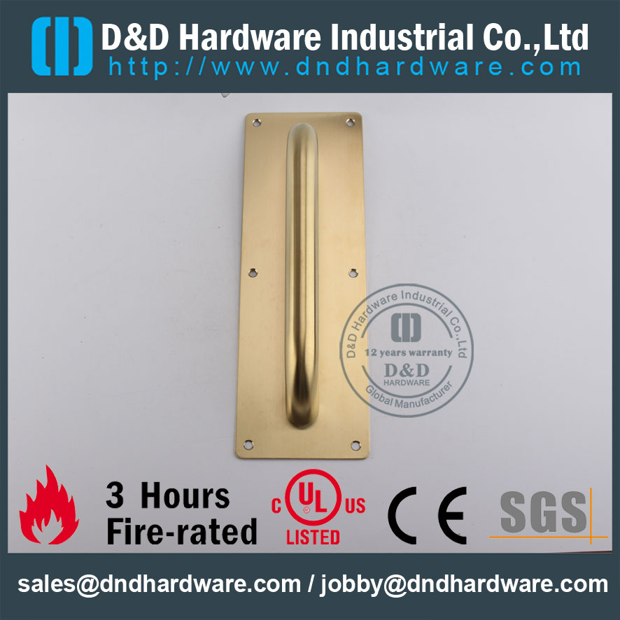 D & D Hardware-Europe Design Poignée à tirer en PVD SS304 pour porte en bois DDPH023