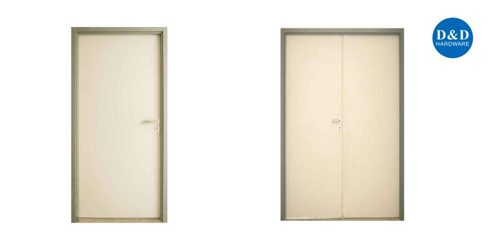 Porte en acier inoxydable
