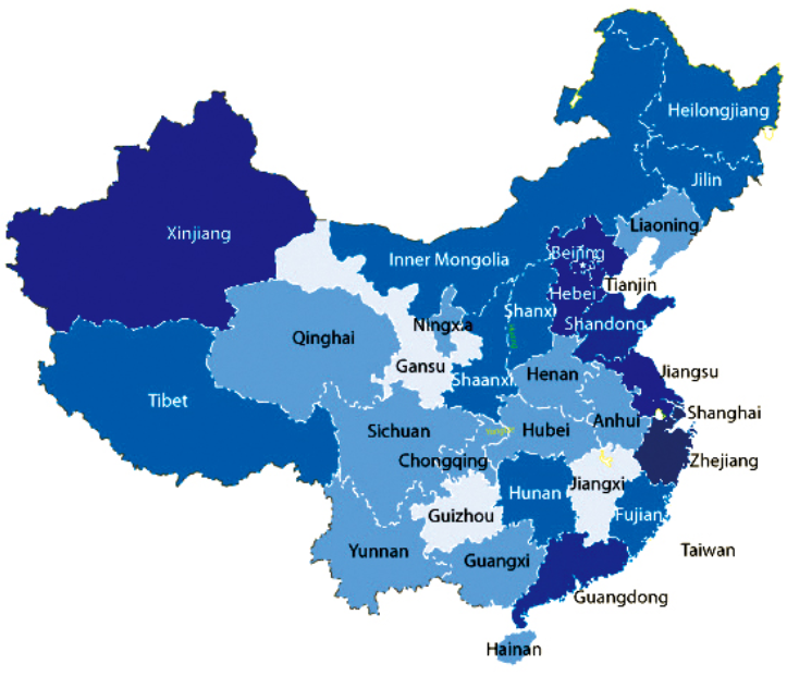 Carte chinoise