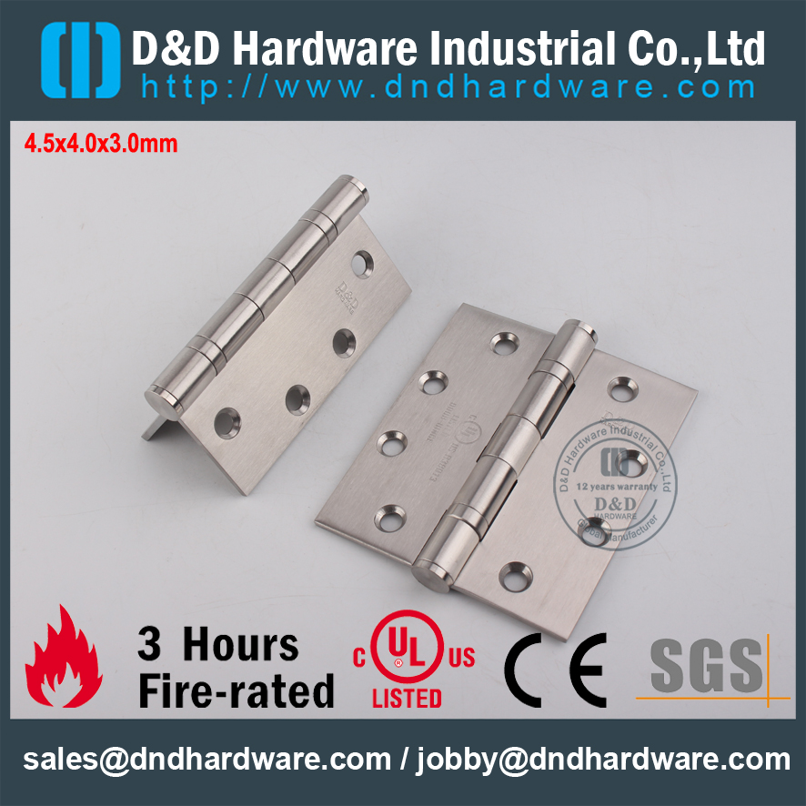 Hardware à charnière de la porte en acier