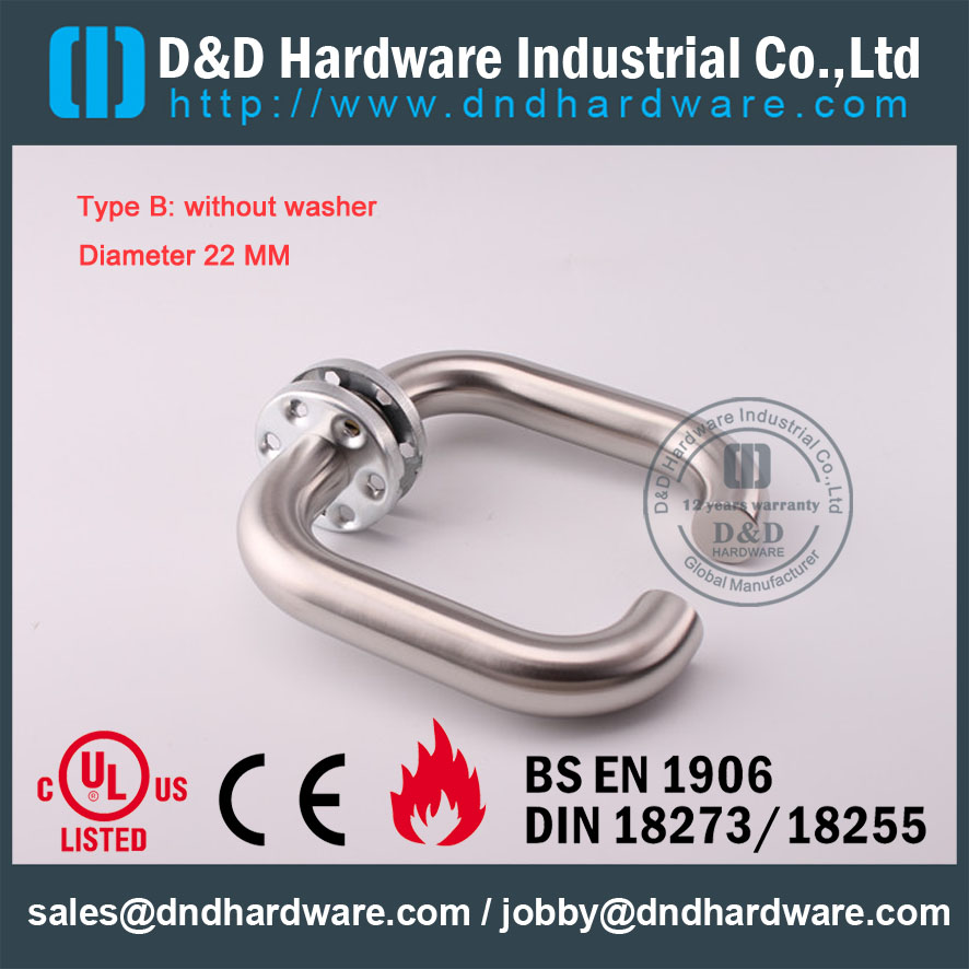 D & D Hardware-EN 1906 Tube poignée DDTH001