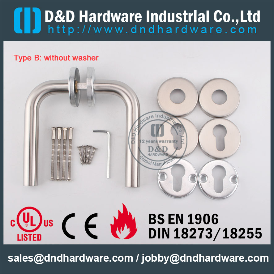 D & D HARDWARE-EN 1906 Poignée de levier de tube à feu à feu DDTH002