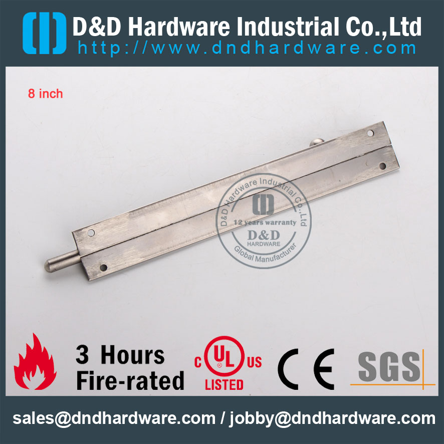 Serrure de porte en bois DDDB024 pour matériel de gros et de gros matériel SS304 de D & D
