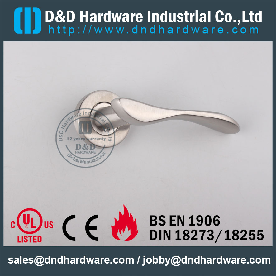 D & amp Hardware-EN1906 Poignée pour porte pleine, coupe-feu DDSH014