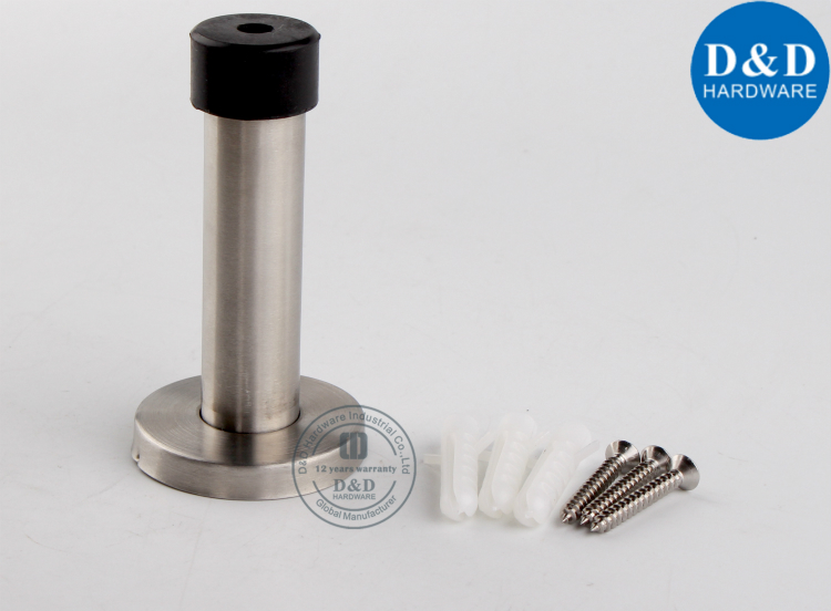 Mardware de porte murale verticale en acier inoxydable