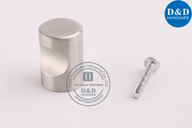 Boutons d'armoires cylindriques de surface, grade 304 - Quincaillerie D & D