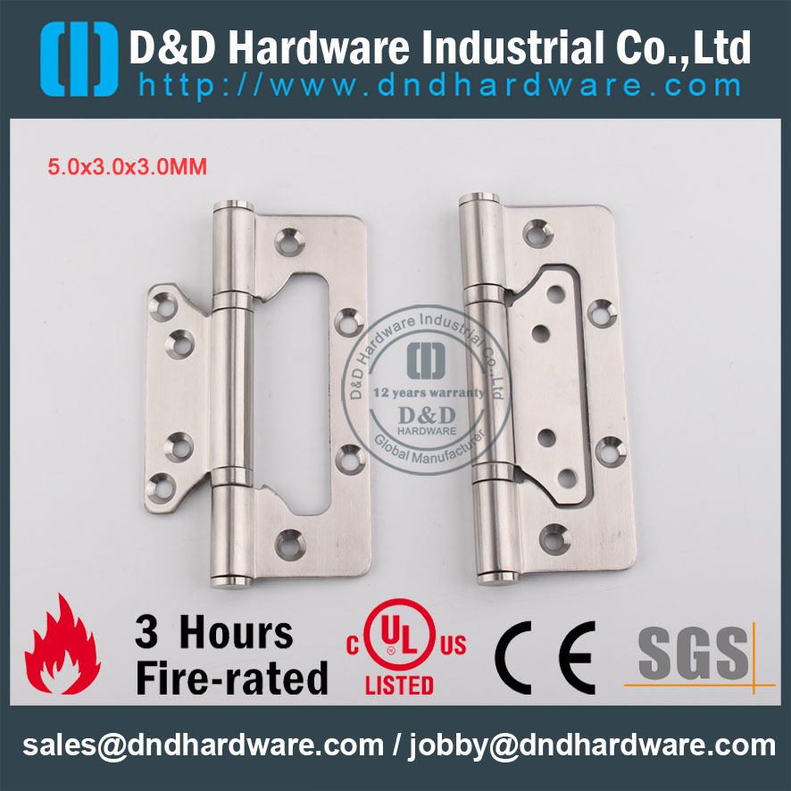 D & D Hardware-Fire en euros Euro Intérieur Porte Intérieure Charnière DDSS026