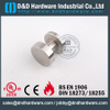 Acier inoxydable 304 Bouton de porte de mortice de forme de cercle pour porte en bois intérieur -ddth029