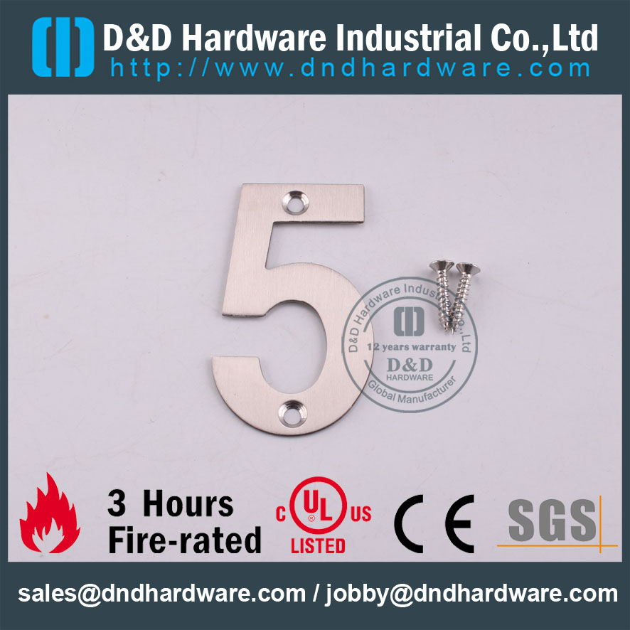 D & D Hardware- Plaque signalétique de quincaillerie architecturale DDSP013
