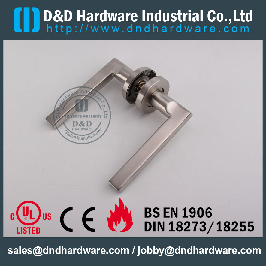 D & D Hardware-Investment Cast Poignée à levier solide DDSH023