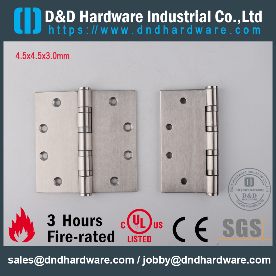 Hardware à charnière de la porte de la porte UL