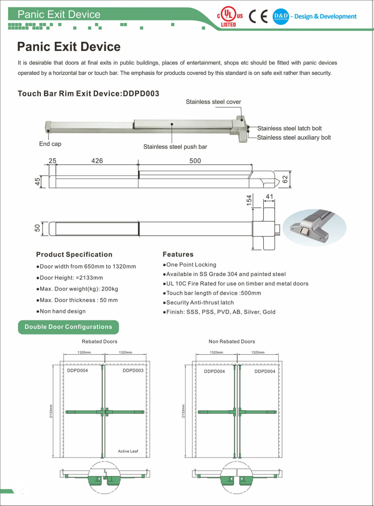 Panique sortie Device-D & D Hardware