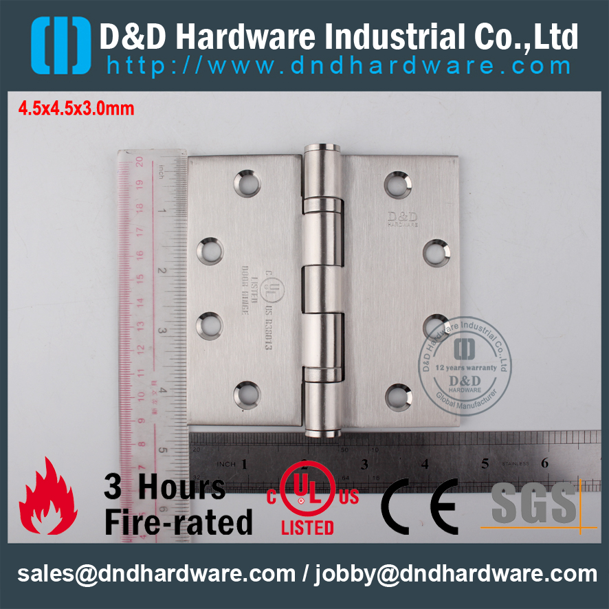 Hinge-D de porte extérieure D & D Hardware 