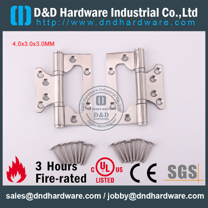 D & D Hardware-Wholesale Grade 304 Charnière de rinçage de la porte DDSSS026
