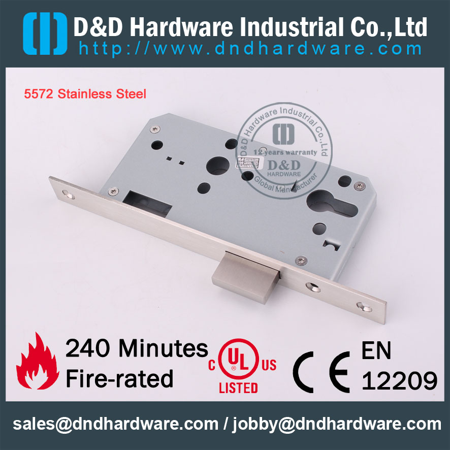 D & D Hardware-Acier inoxydable 304 portefeuille de portes LOCK DDML013