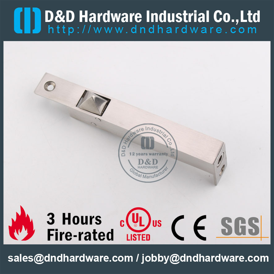 Serrure de porte d'intérieur en acier inoxydable DDDB023, Quincaillerie moderne