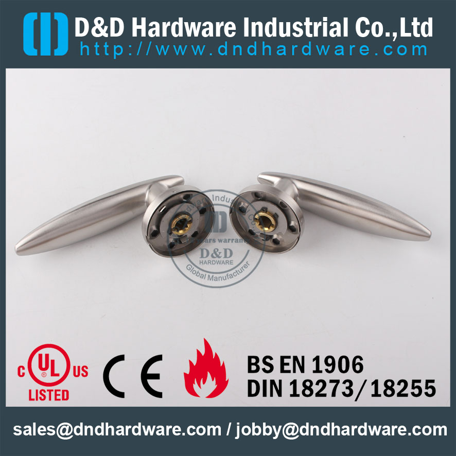 D & amp Hardware-UL Standard SS304 Poignée de porte pleine DDSH020