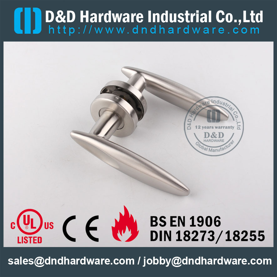 Poignée de levier de verrouillage de porte D & D Hardware-Fire Rated DDSH020