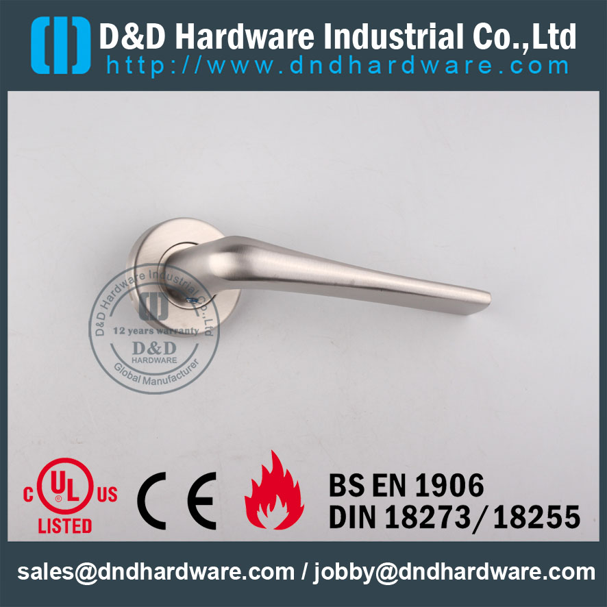 D & amp Hardware-EN1906 Poignée pour porte pleine, coupe-feu DDSH022