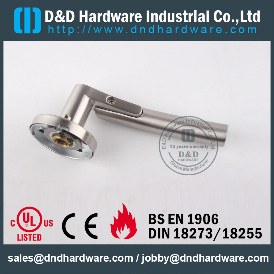 D & D Hardware-Door Hardware SS304 poignée à levier plein DDSH017