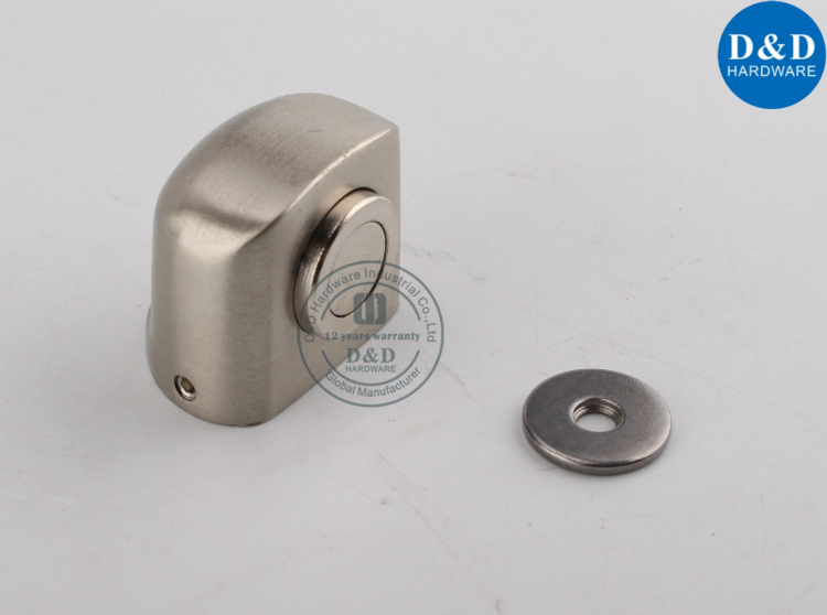 Hardware de porte décorative magnétique en alliage zinc stop-d & d