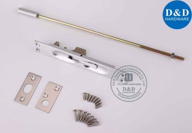 Quincaillerie de sécurité en laiton avec boulon de sécurité et laiton