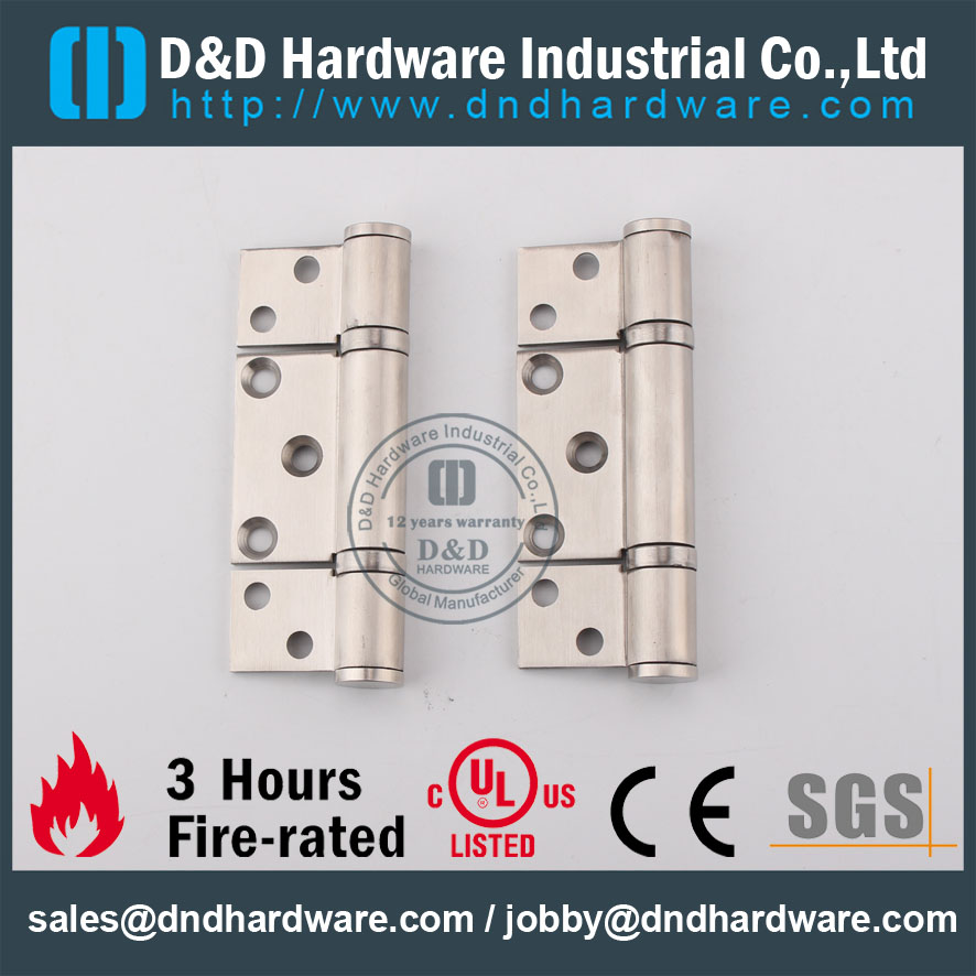 D & D Hardware-Modern Intérieur SS304 Trois feuilles Charnière DDSSS042