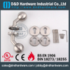 Acier inoxydable 304 Boule à mitred Bouton de porte nickel pour une seule porte de bureau -ddth032