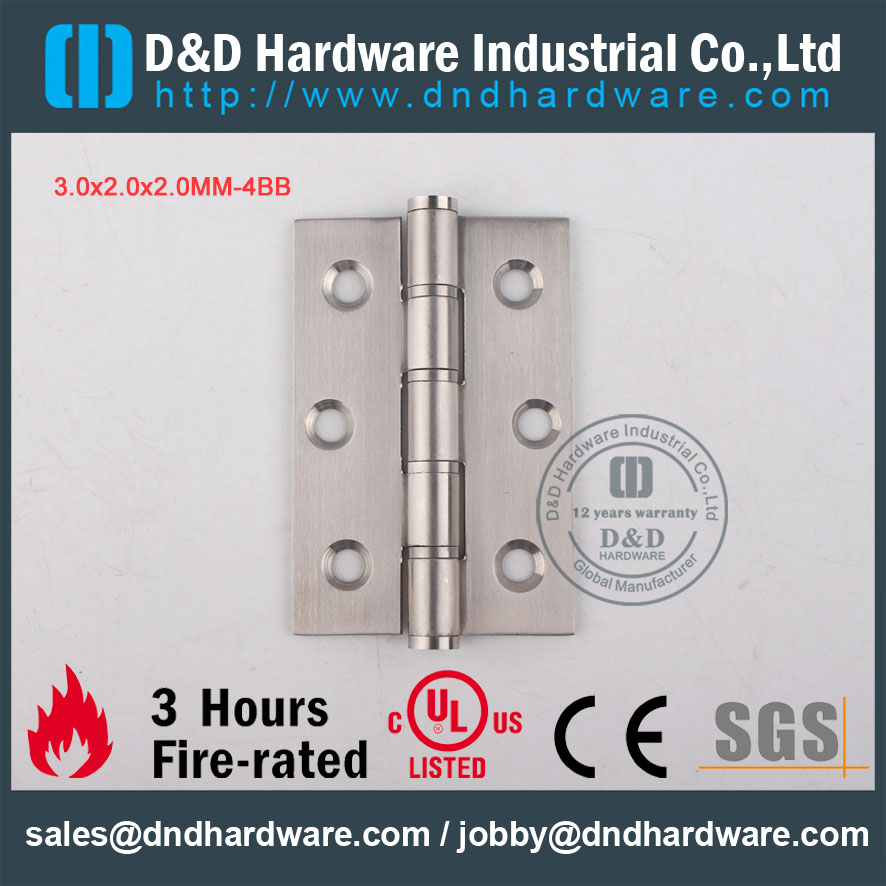 D & D Hardware-porte Hardware 3x2x2 Charnière en acier inoxydable DDSS002