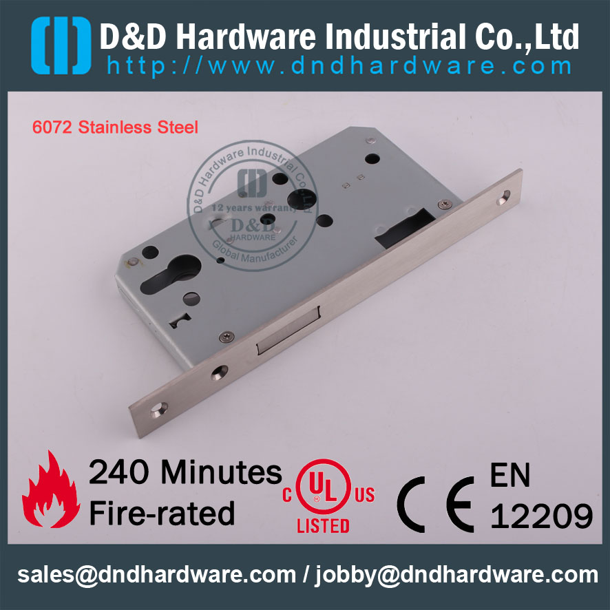 D & D Hardware-Modern Intérieur SS304 LOCK DEFTE DEFORMAINE DDML013