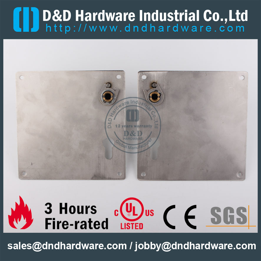 D & D Hardware-Wholesale Grade SS304 Poignée de porte avec plaque DDTP001