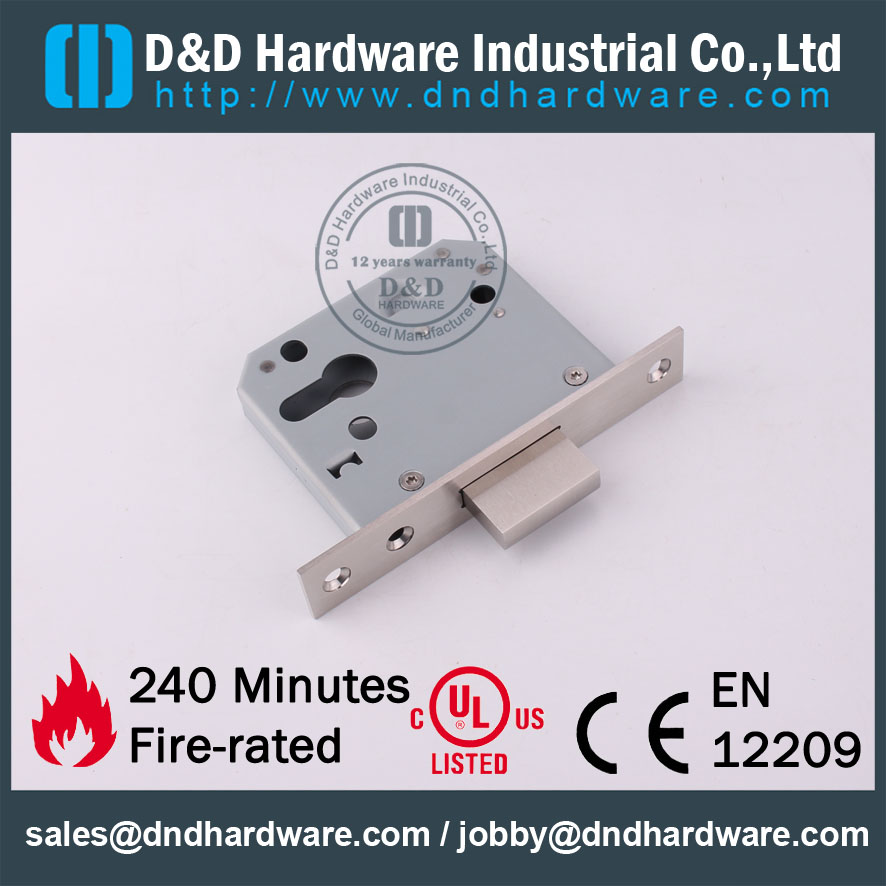 Serrure mortase en acier inoxydable en acier inoxydable D & D Hardware-Construction DDML029-A