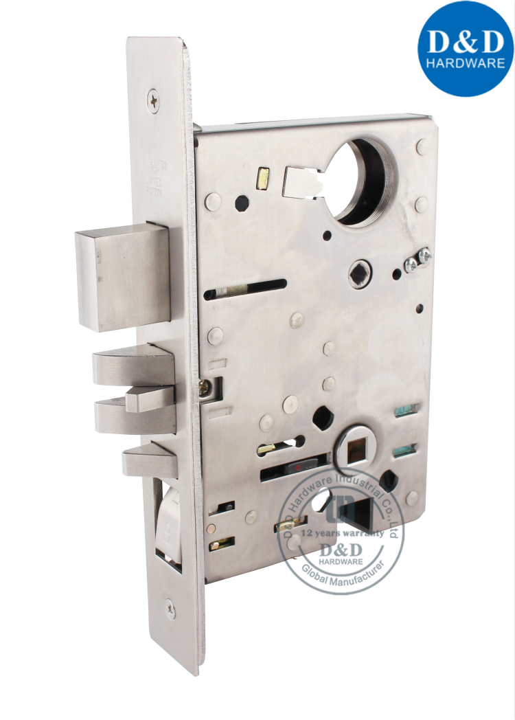 ANSI Grade 1 Mortise Lock avec UL Listed-D & D matériel