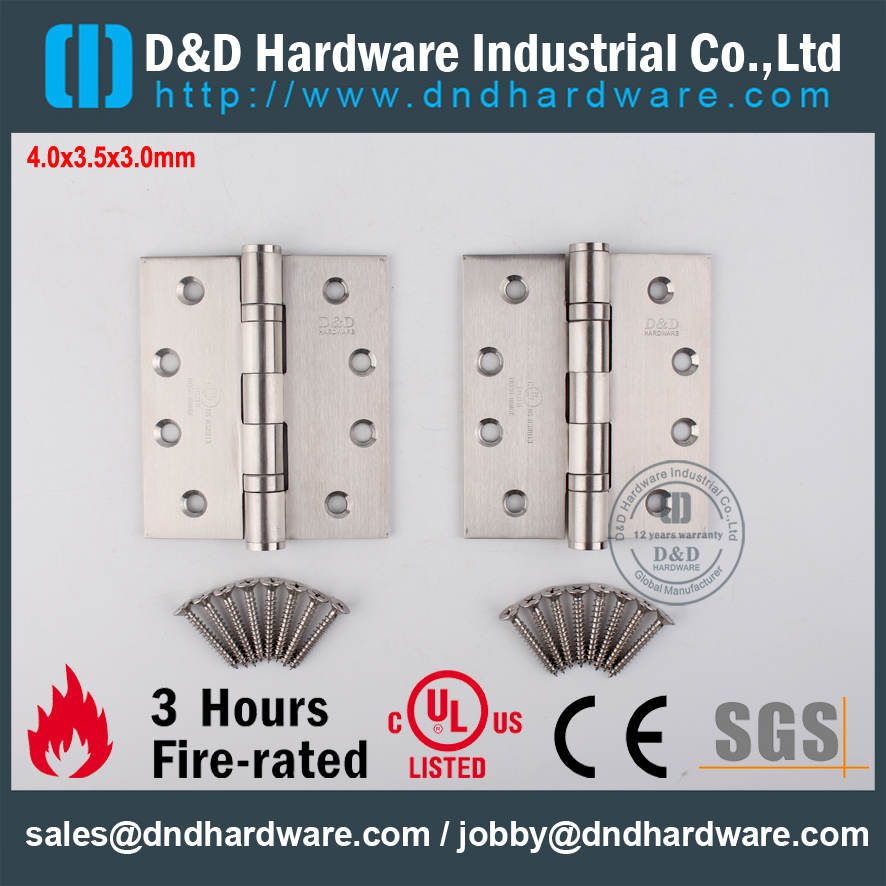 SSS304 2 Hardware à charnière de porte à roulement à billes
