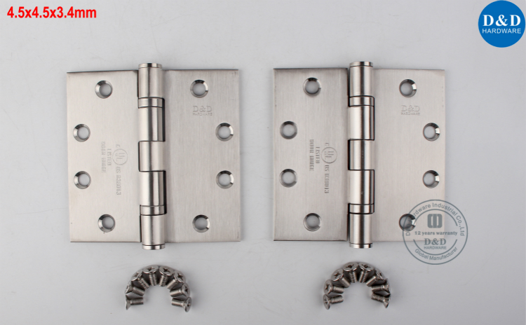 R38013 Fire noté 2BB Hinge avec UL List-D & D matériel
